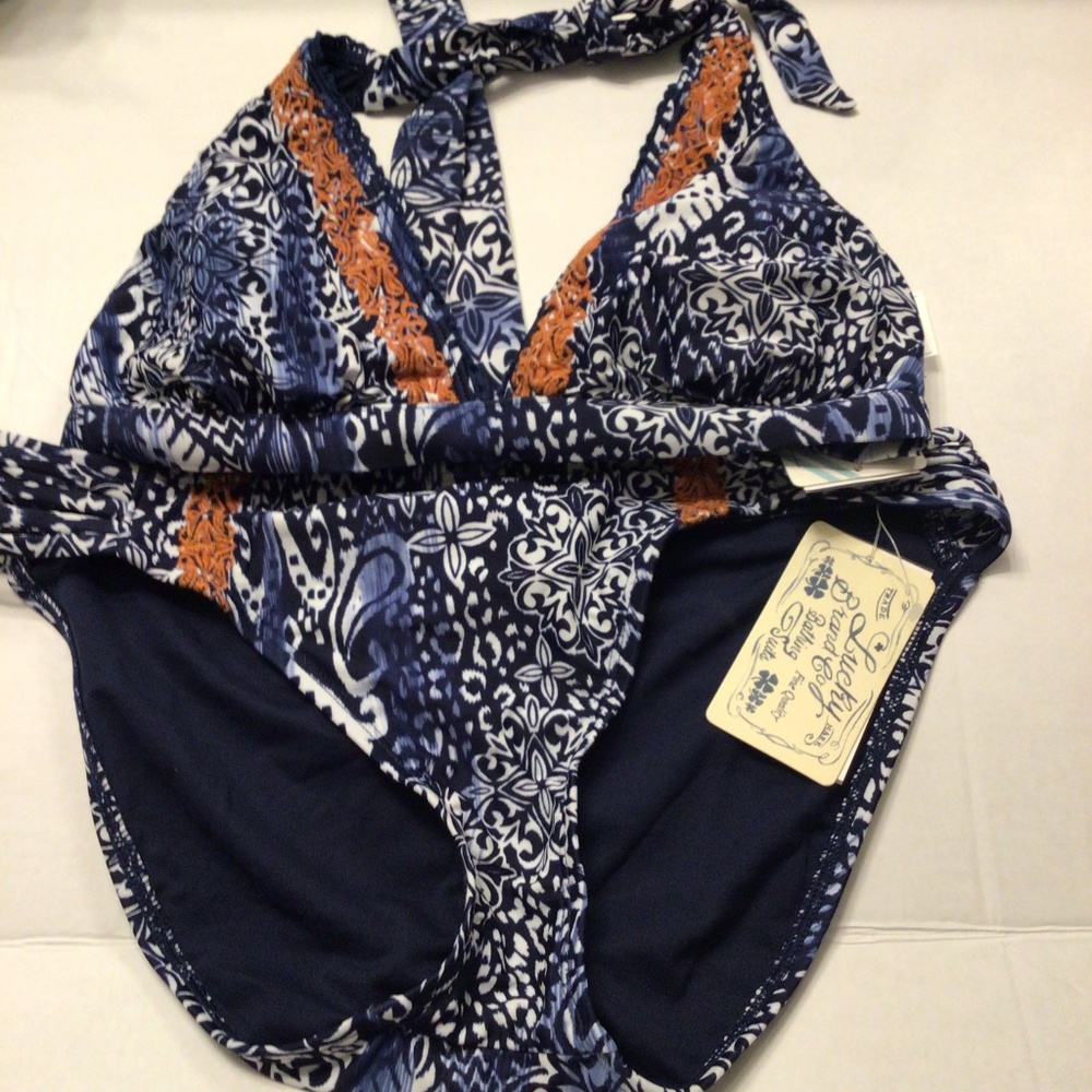 Lucky brand hipster  Multicolors floral swim suit